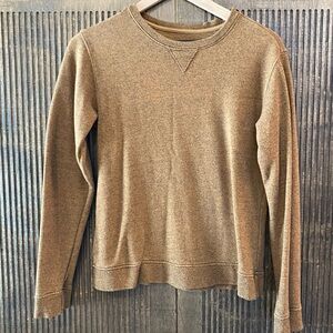 Smith + Rogue crewneck sweatshirt- golden brown- size XS